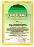 Диплом участника Федерального эксперимента. 2014 год Диплом участника Федерального эксперимента. 2014 год